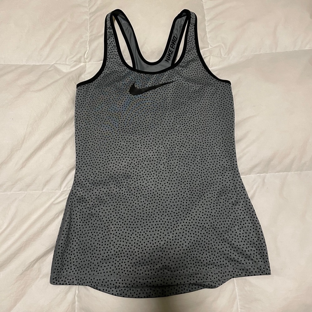 Nike Pro Dri-Fit Polka Dot Tank Top Small